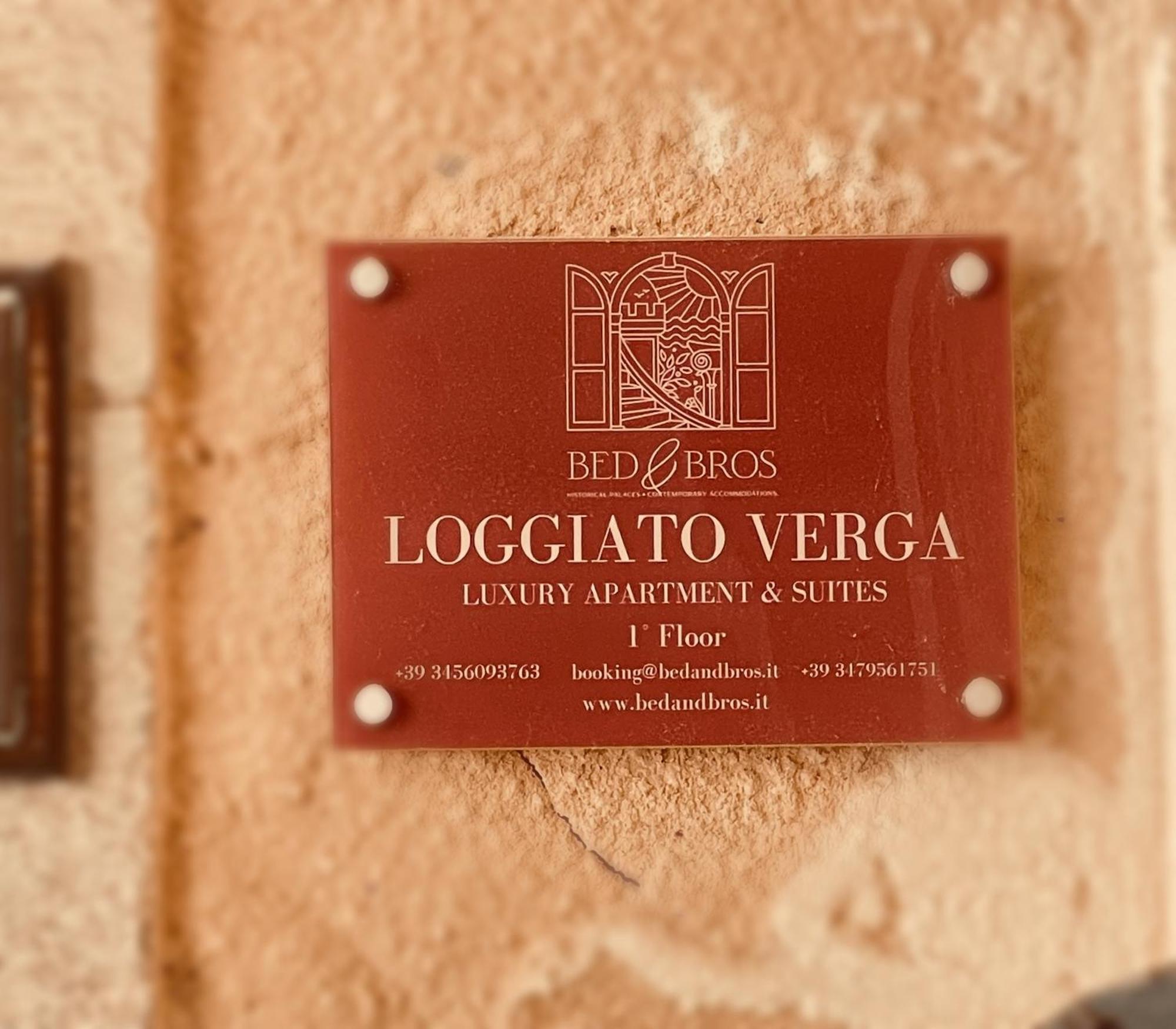 סירקוזה Loggiato Verga Luxury By Bed&Bros מראה חיצוני תמונה